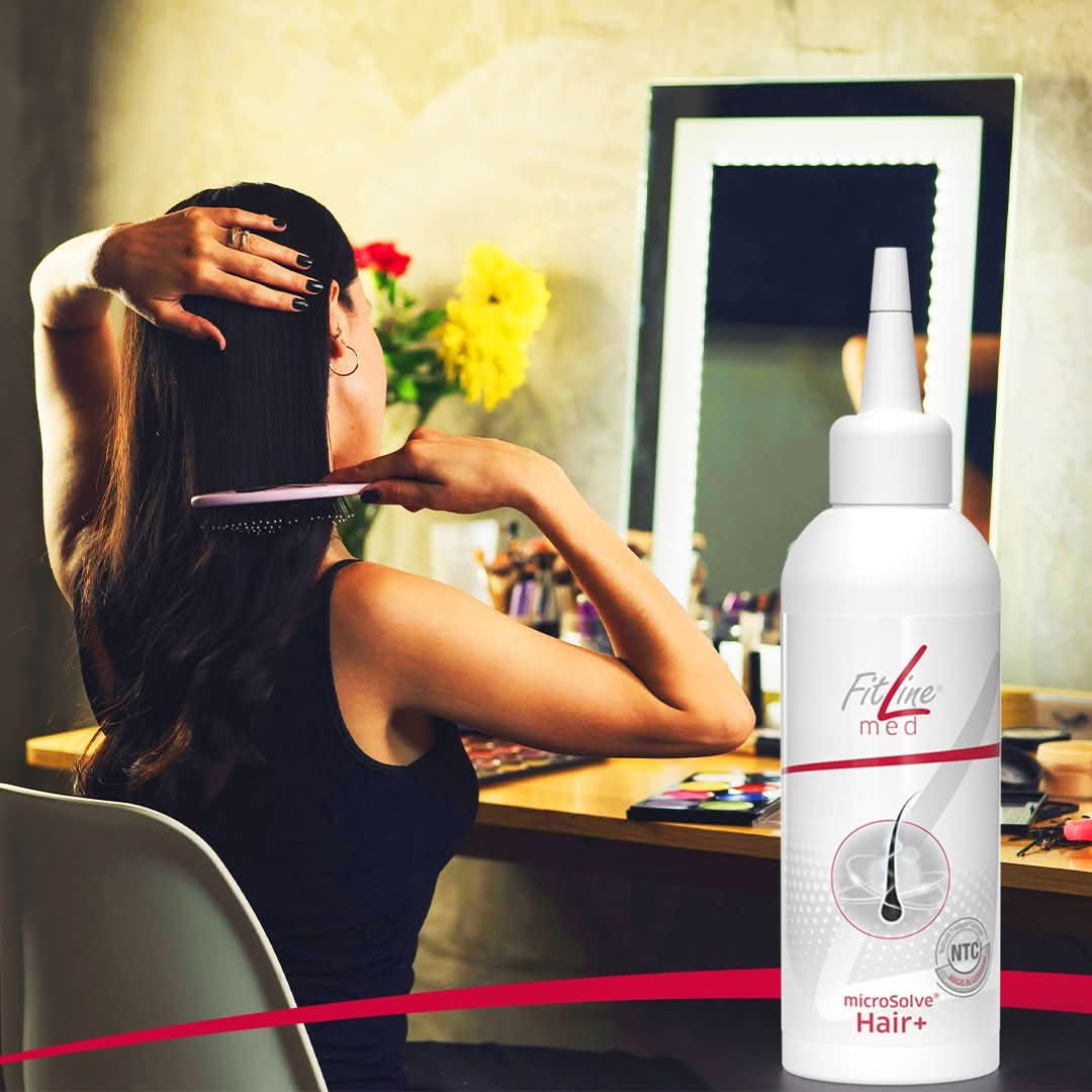 FitLine® med Hair+ (application) 1 FitLine® med Hair+ (application)